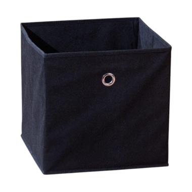 Cestino cubo nero cm 32x32x31 min 2