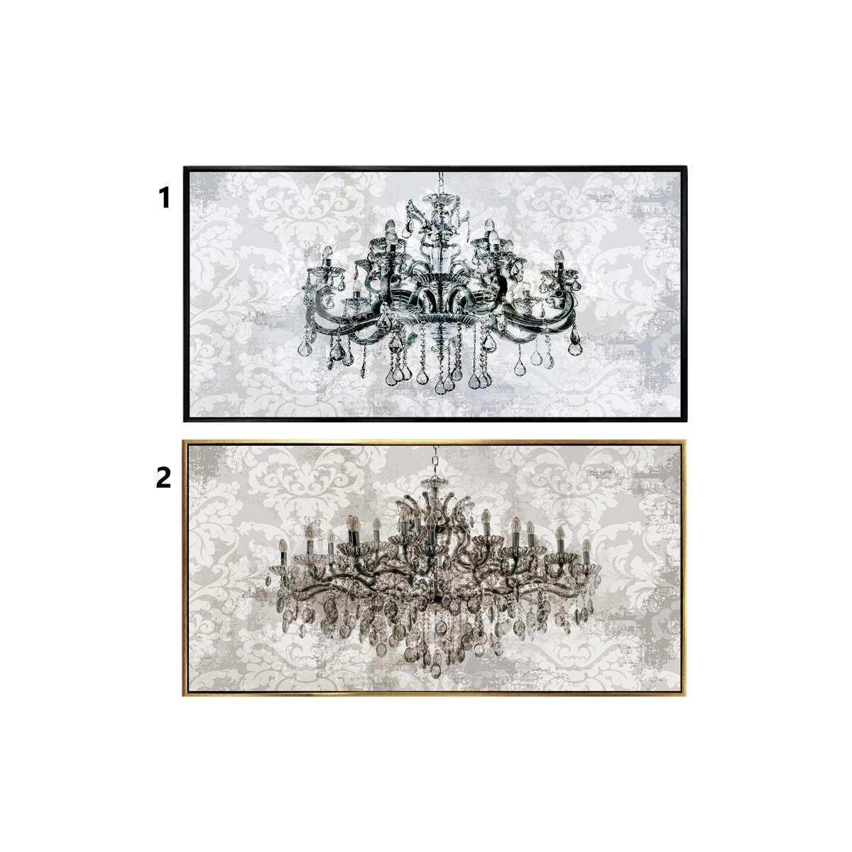 Oleografia su tela con cornice 120x60 cm