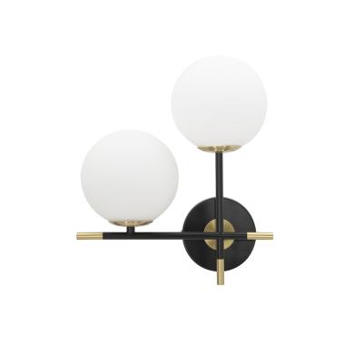Lampada da muro darky double cm 30x17x35