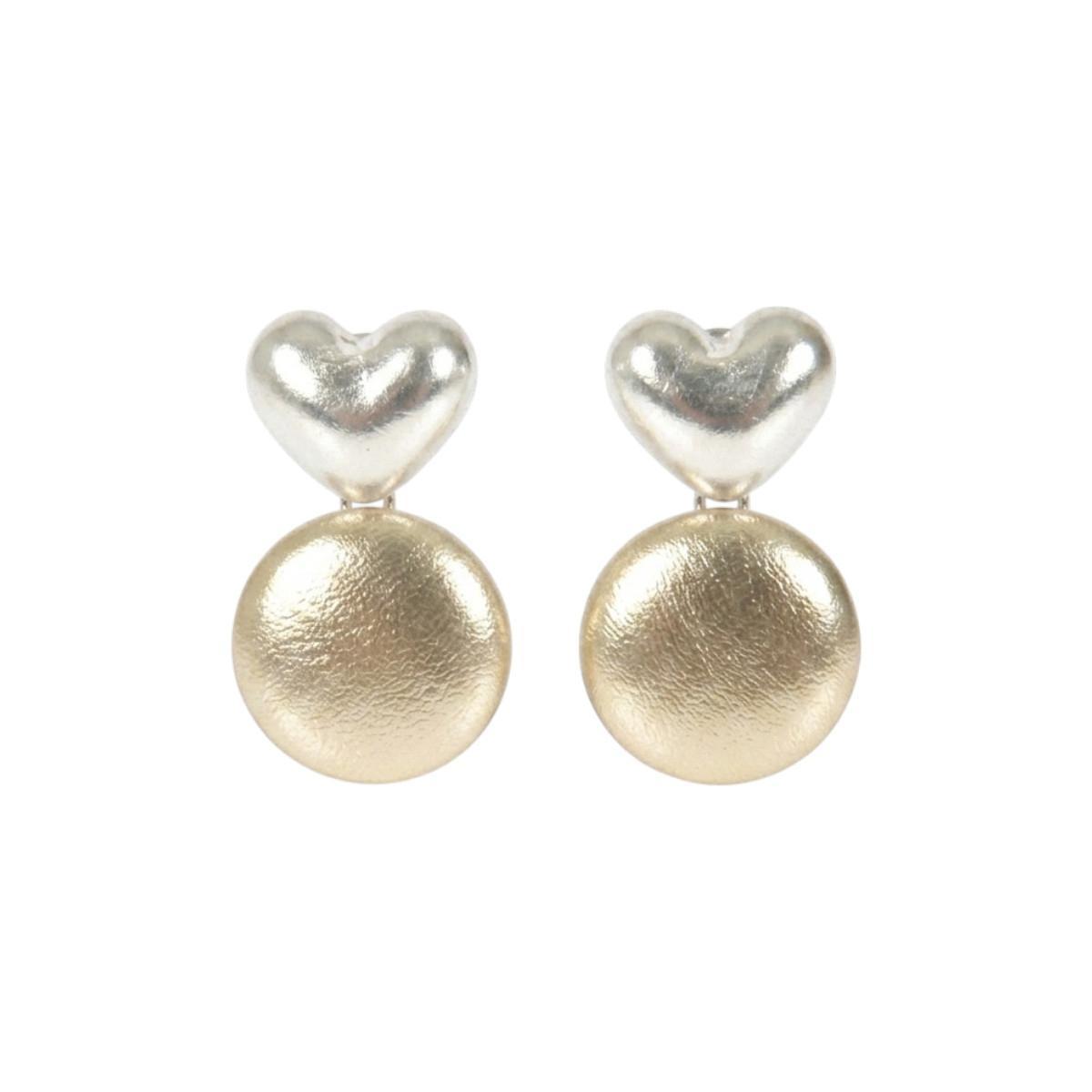 Orecchini pendenti donna cuore satin Romeo Gigli