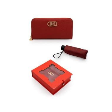 Set donna portafoglio e ombrello in confezione regalo Laura Biagiotti