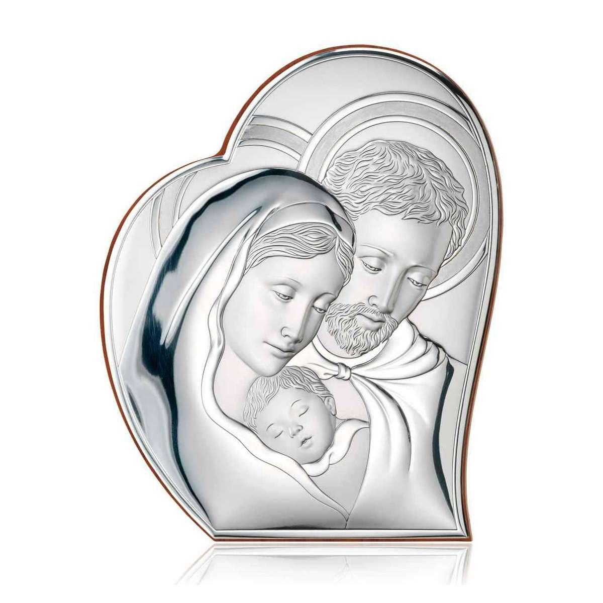 Sacra famiglia 9x11 cm valenti