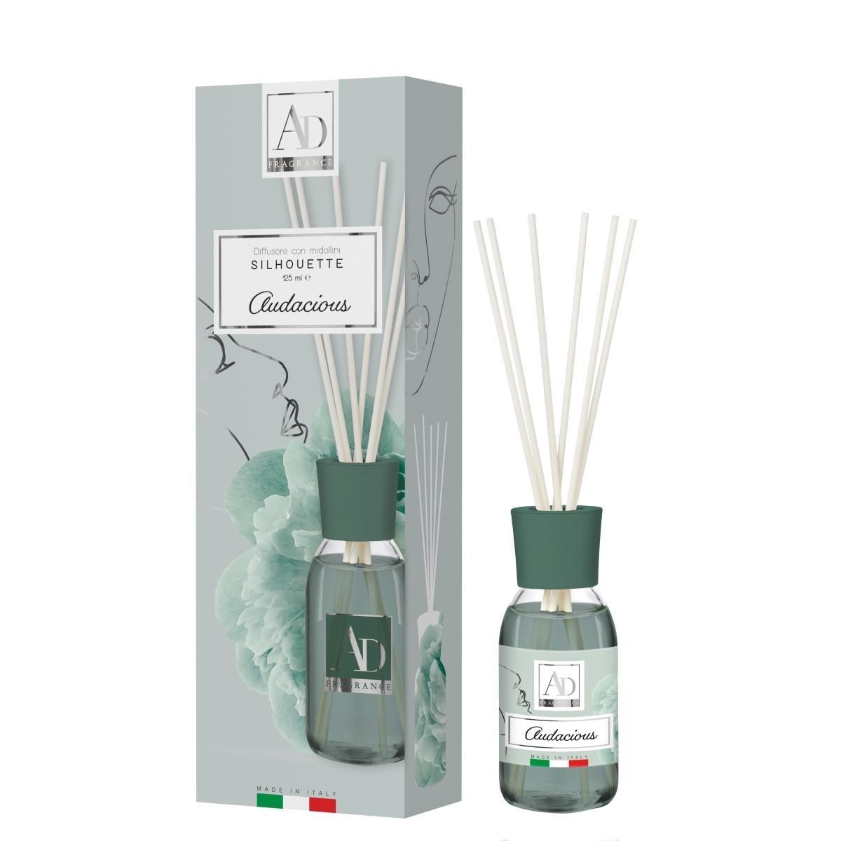 Diffusore di fragranza con midollini silhouette audacius 125ml