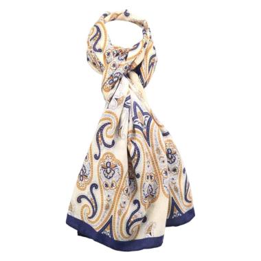 Sciarpa donna motivo paisley in poliestere Roncato