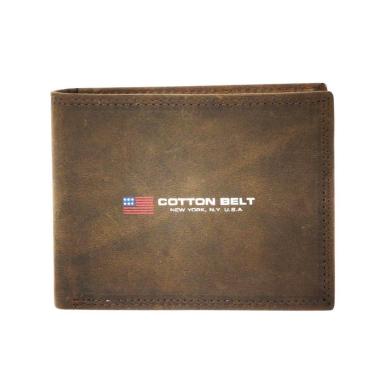 Portafoglio uomo in pelle Cotton Belt