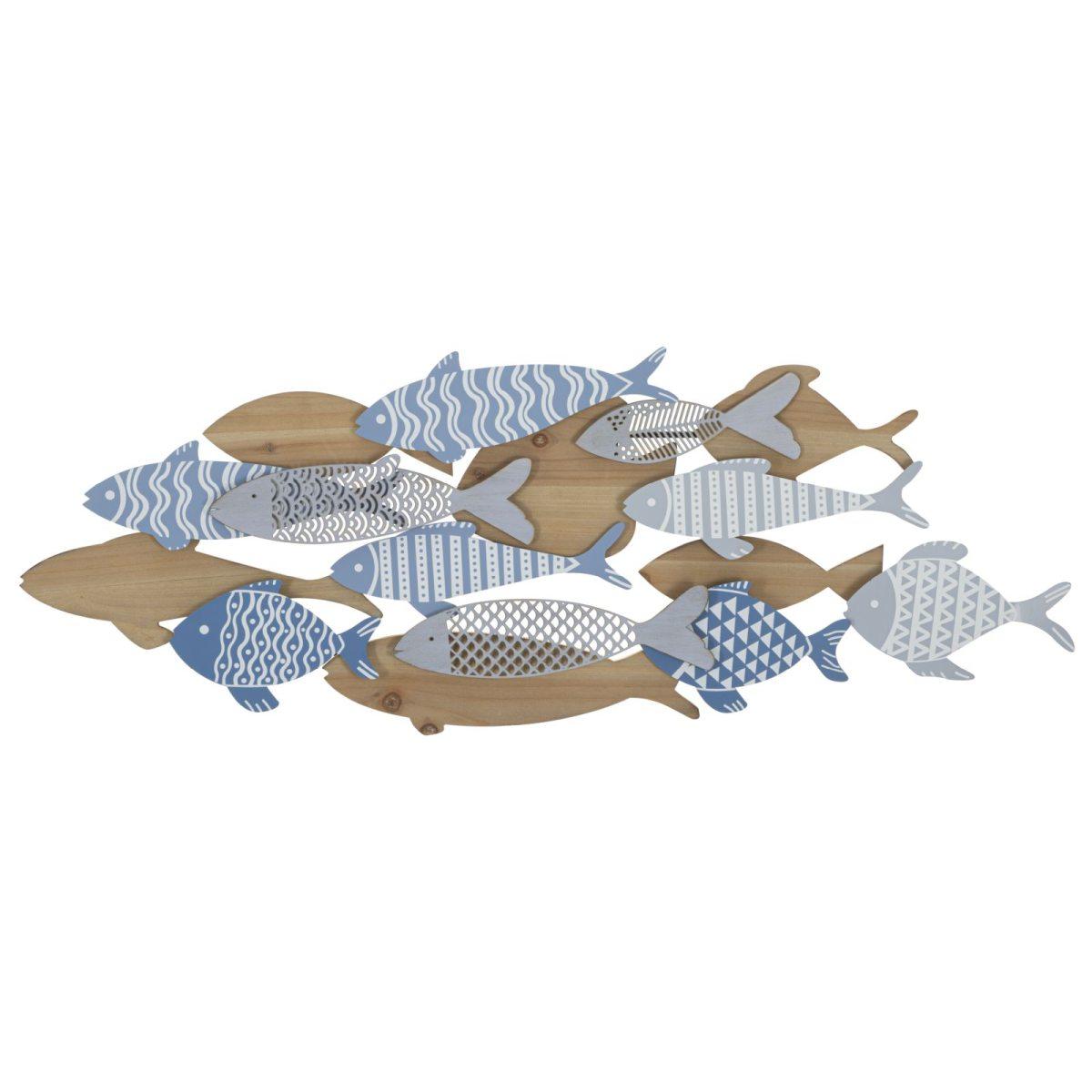 Pannello da muro fish sea cm 91x3x33,5
