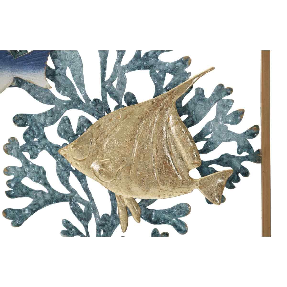 Pannello in ferro fish cm 50,2x3,8x50,2
