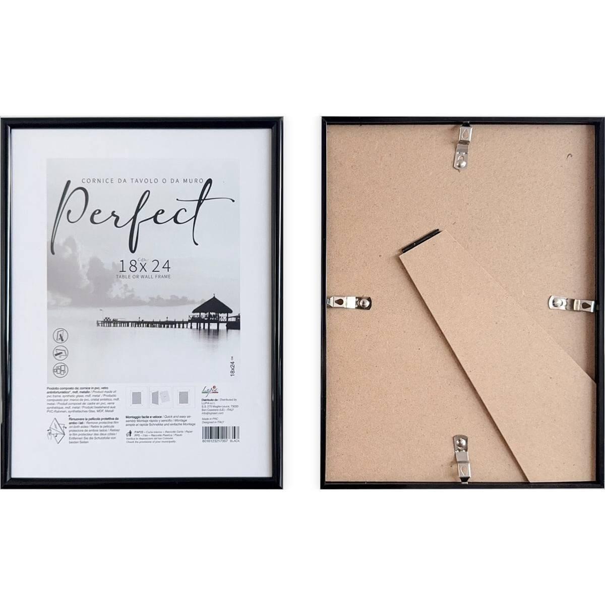 Cornice portafoto Perfect in crilex 13x18 cm nero Lupia