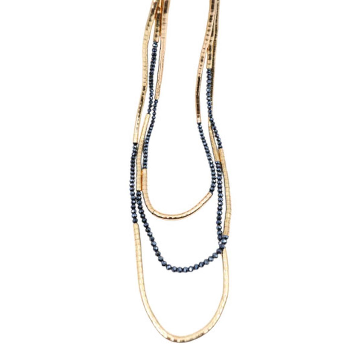 Collana donna lunga a più fili C63