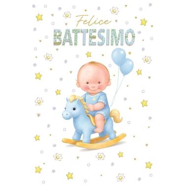 Biglietto auguri felice battesimo