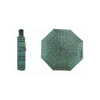 Ombrello open-close fantasia scozzese antivento Blue Drop