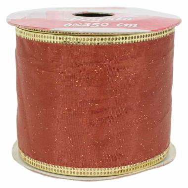 Nastro decorativo in tessuto 6 cm x 2 mt