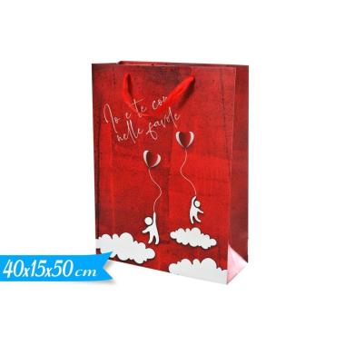 Shopper tema san valentino 40x50x15 cm