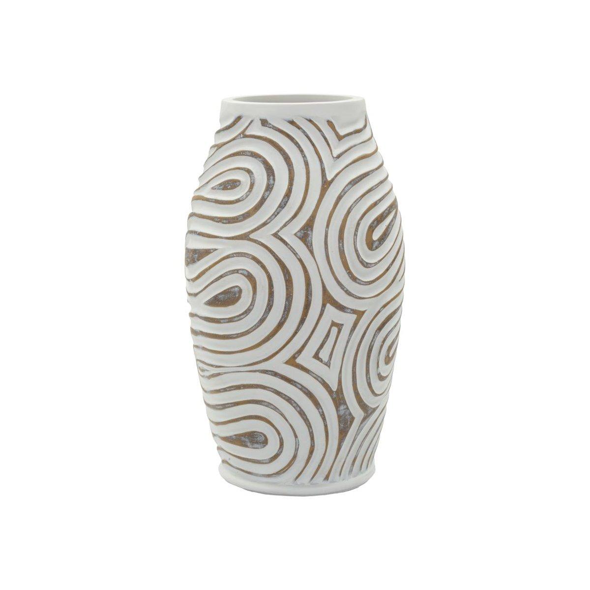 Vaso resina oblix cm Ø 19,5x35 (apertura cm Ø 10,5)