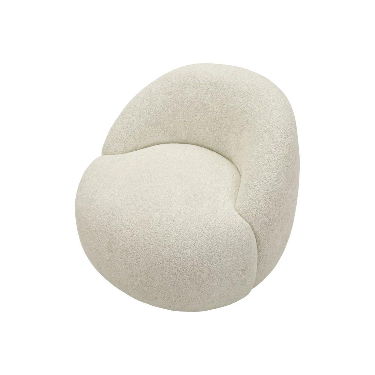 Poltrona ginevra bianca cm 81x78x64