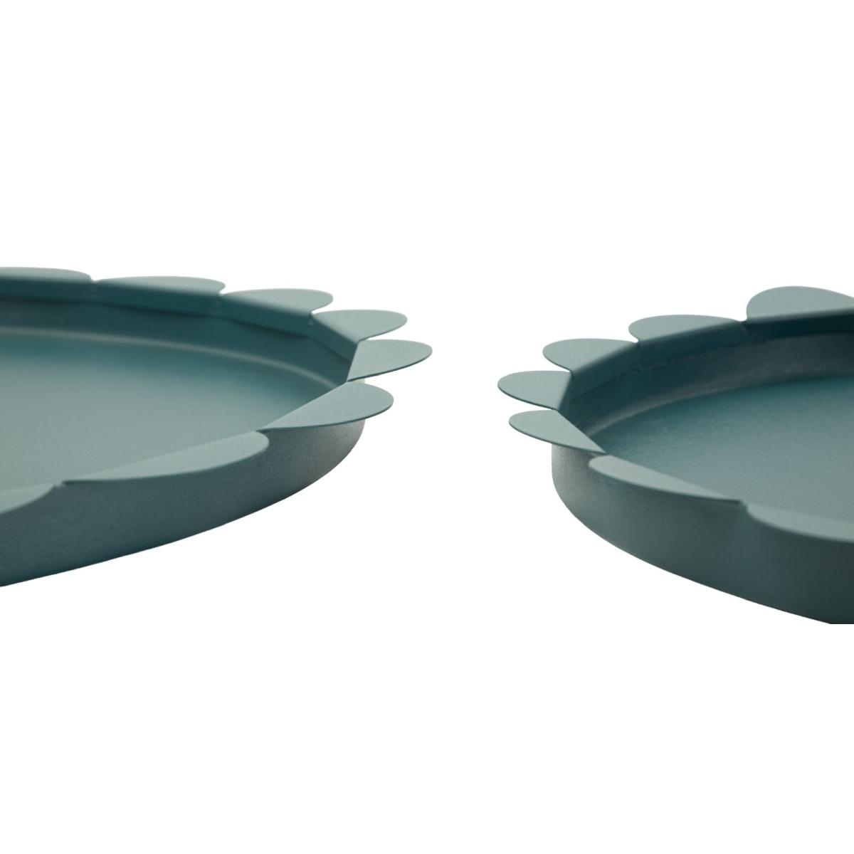 S/tasche saturno rot. ottanio coppia cm Ø 33x2-27,5x2