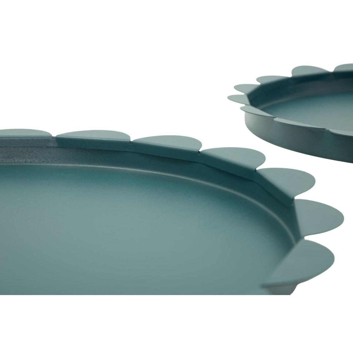 S/tasche saturno rot. ottanio coppia cm Ø 33x2-27,5x2