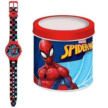 Orologio analogico da polso bimbo Spiderman in latta