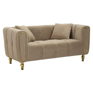 Divano alma grigio c/cuscini cm 155x81x71