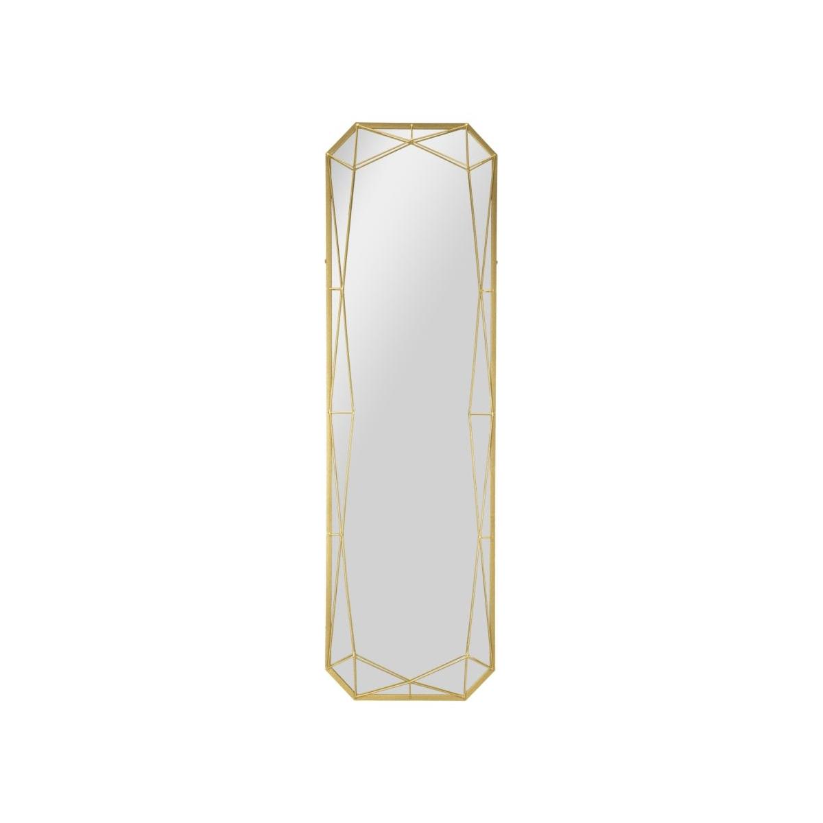 Specchio da terra gold cm 46x2-54x153 (misura specchio cm 43x150)