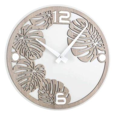 Orologio Tropical legno olmo d.40 cm