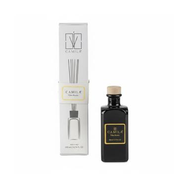 Diffusore Elegance 200 ml nero fragranza vino rosso Camilia