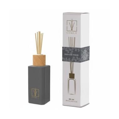 Diffusore 200 ml grigio pietra fragranza into the wood Camilia
