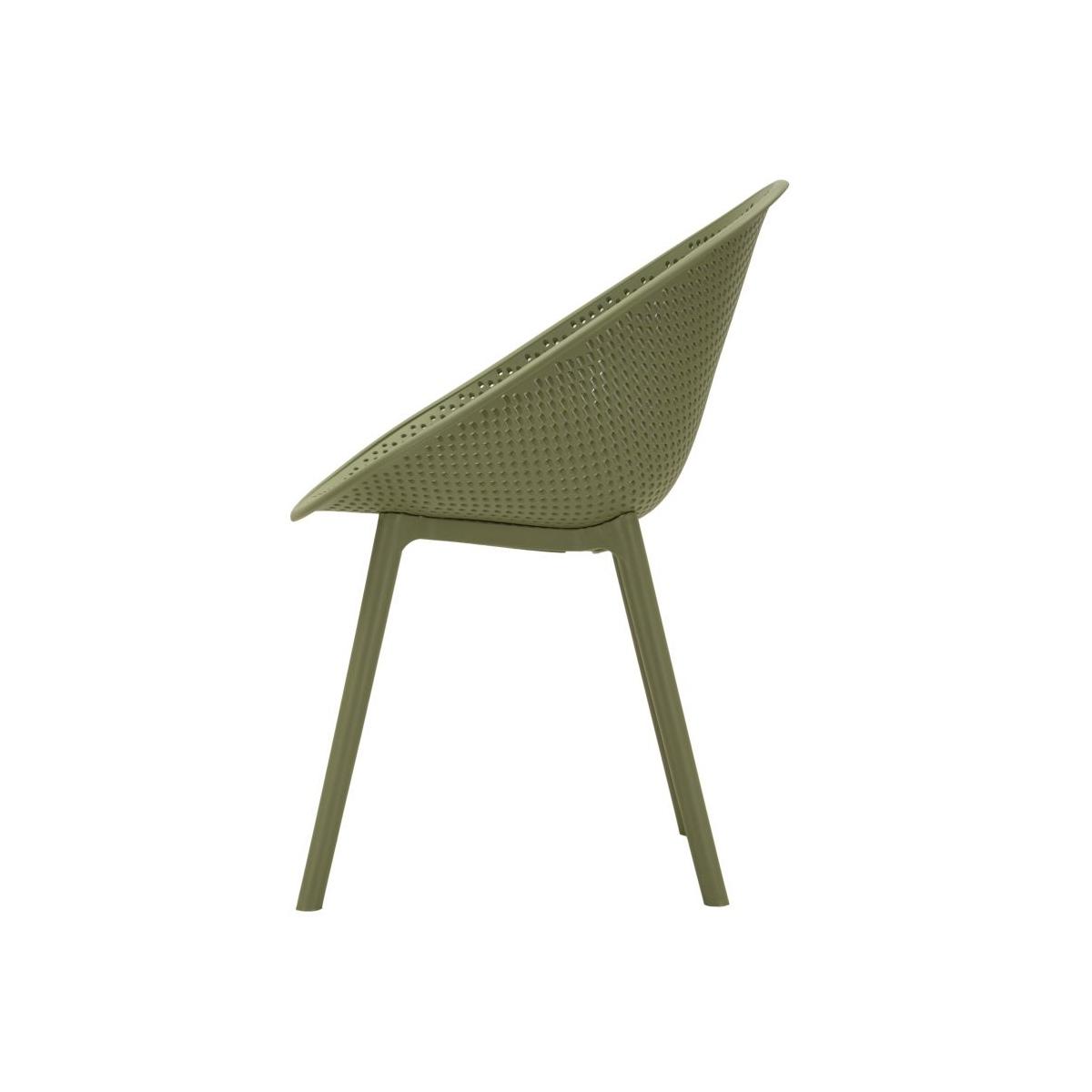 Sedia ibiza verde set 2 pz cm 59x59x83 (altezza seduta cm 45)