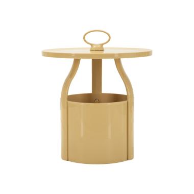 Tavolinetto p/giornali iris crema cm Ø 44x43<br><br>