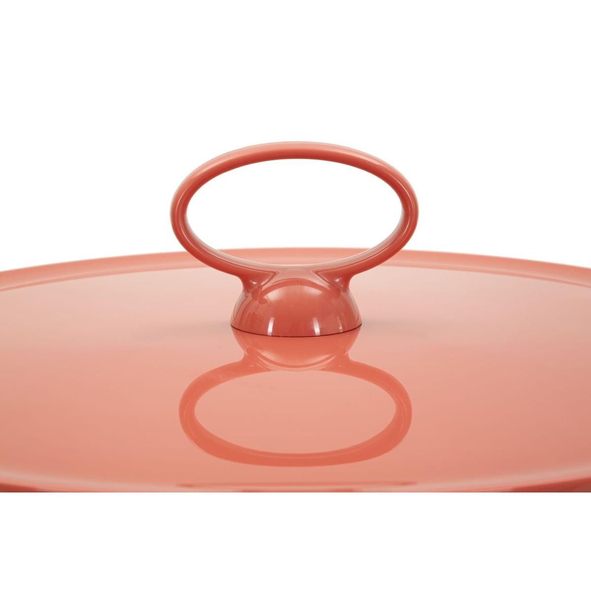 Tavolinetto p/giornali iris rosso cm Ø 44x43<br><br>