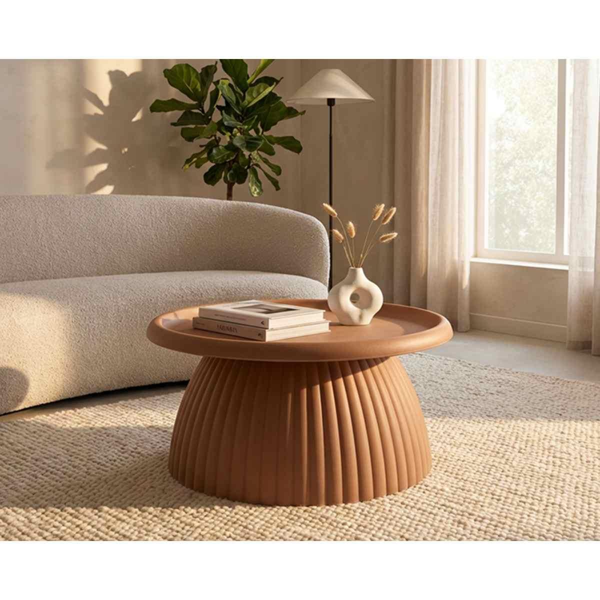 Tavolinetto geax rosso cm Ø 70x35