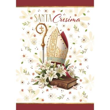 Biglietto auguri 2 soggetti santa cresima