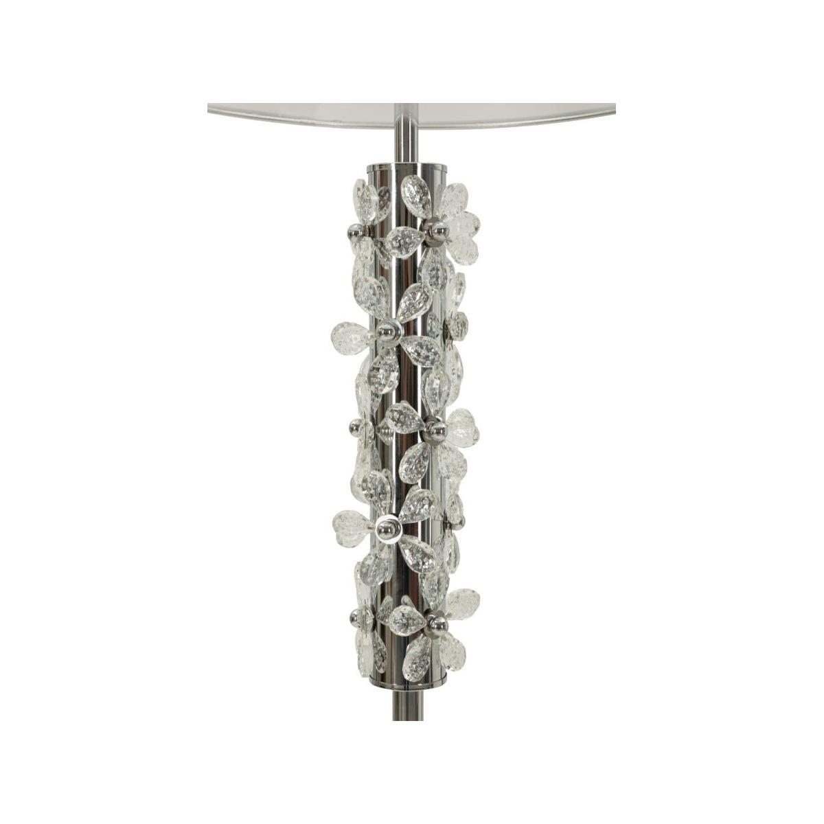 Lampada da terra silver flower cm Ø 45x157