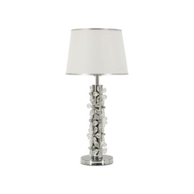Lampada da tavolo silver flower cm Ø 35x74