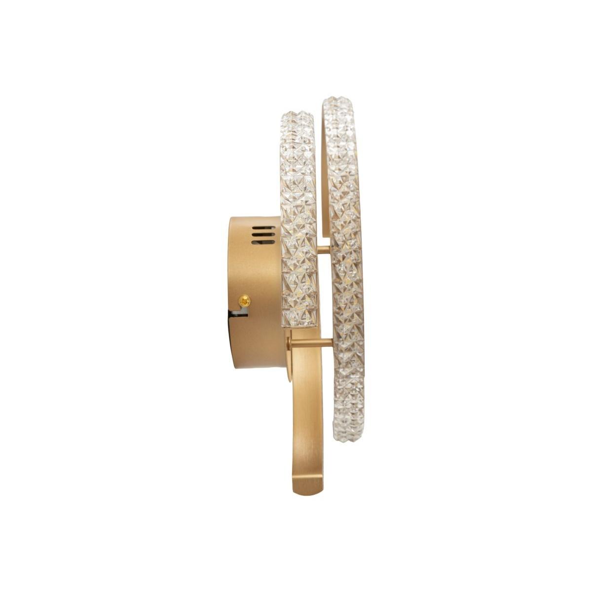 Lampada da muro led double c cm 41x8,5x24 (luce con 3 temperature di colore)