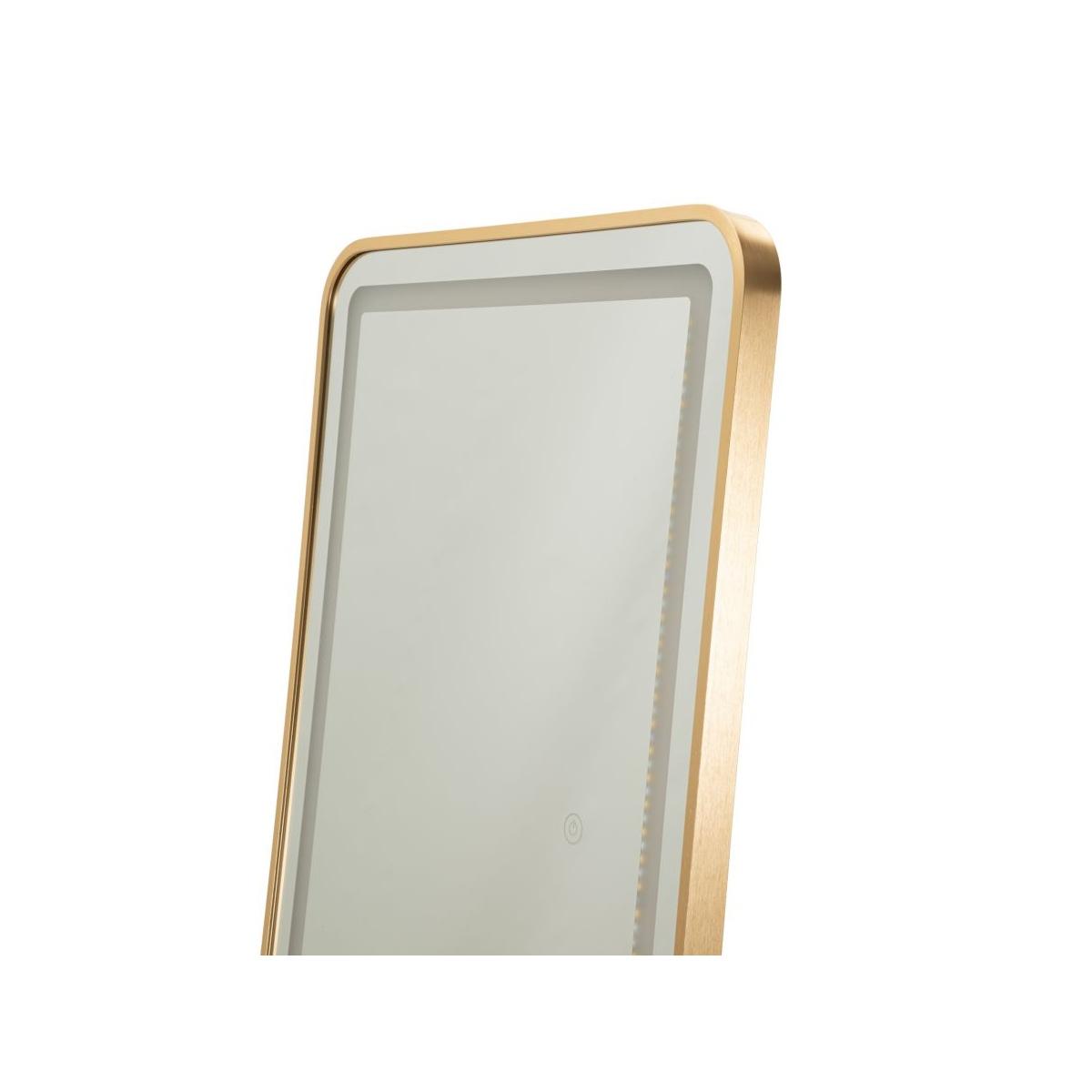 Specchio da terra led simple rett. cm 50x3-38x160 (3 tonalita' di luce)