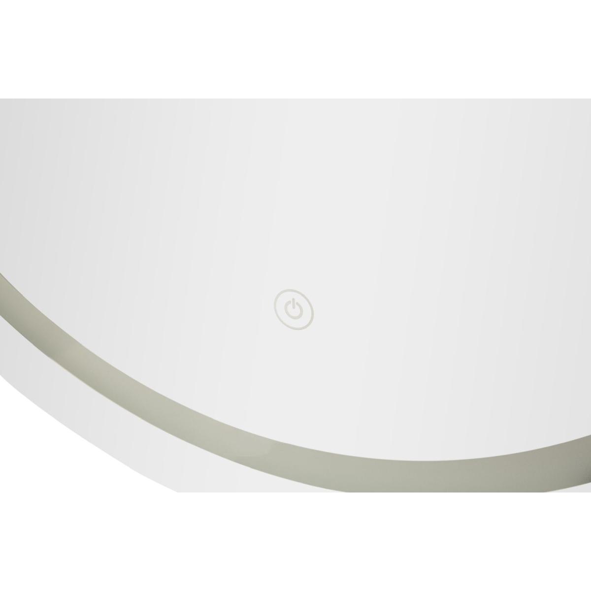 Specchio da muro led simple ovale cm 60x3,5x80 (3 tonalita' di luce)