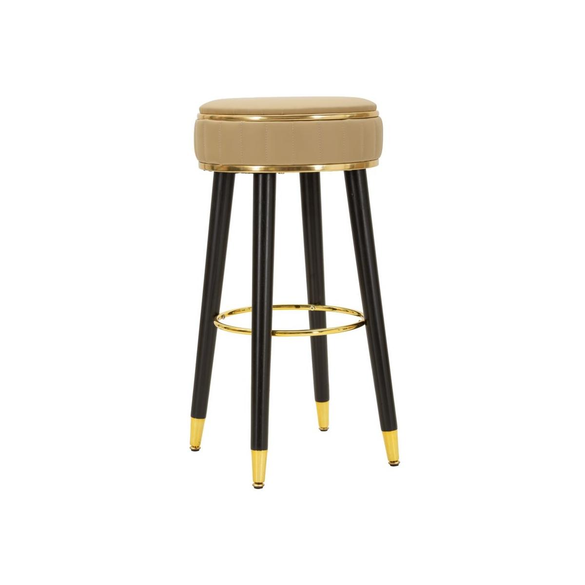 Sgabello bar london marrone cm Ø 38x74