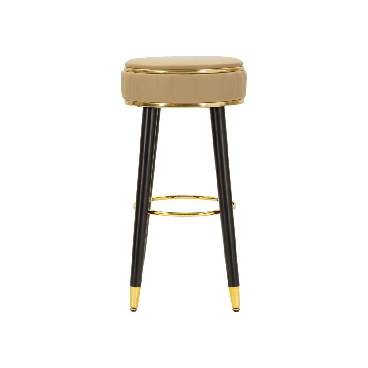 Sgabello bar london marrone cm Ø 38x74