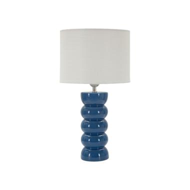 Lampada da tavolo torr blu cm Ø 25x46