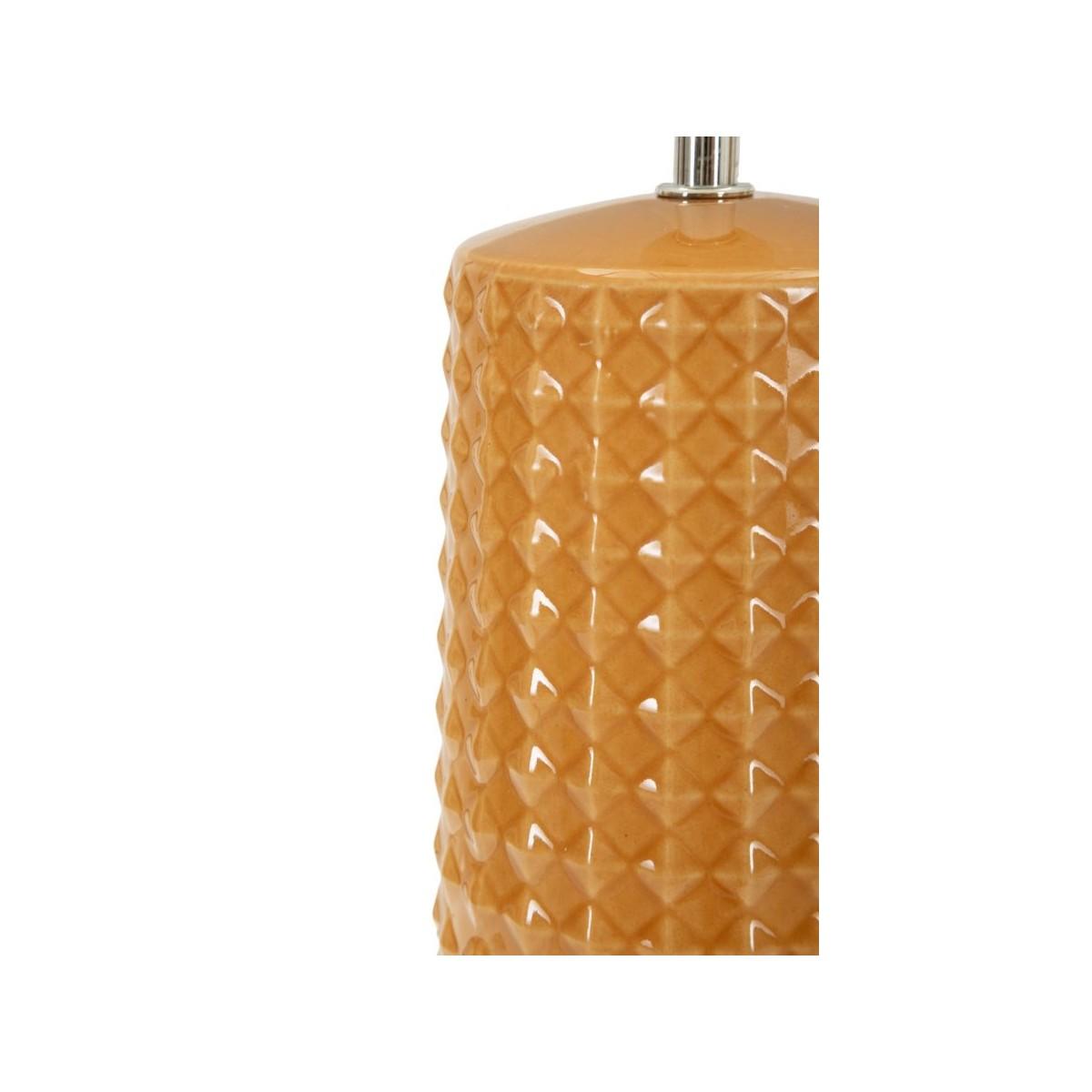 Lampada da tavolo gliss senape cm Ø 30x52
