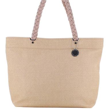 Borsa shopping a spalla donna con manici intrecciati Marina Galanti
