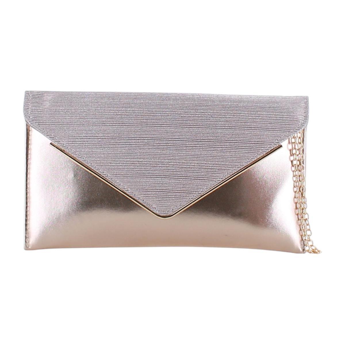 Borsa pochette cerimonia donna metallizata con glitter Marina Galanti