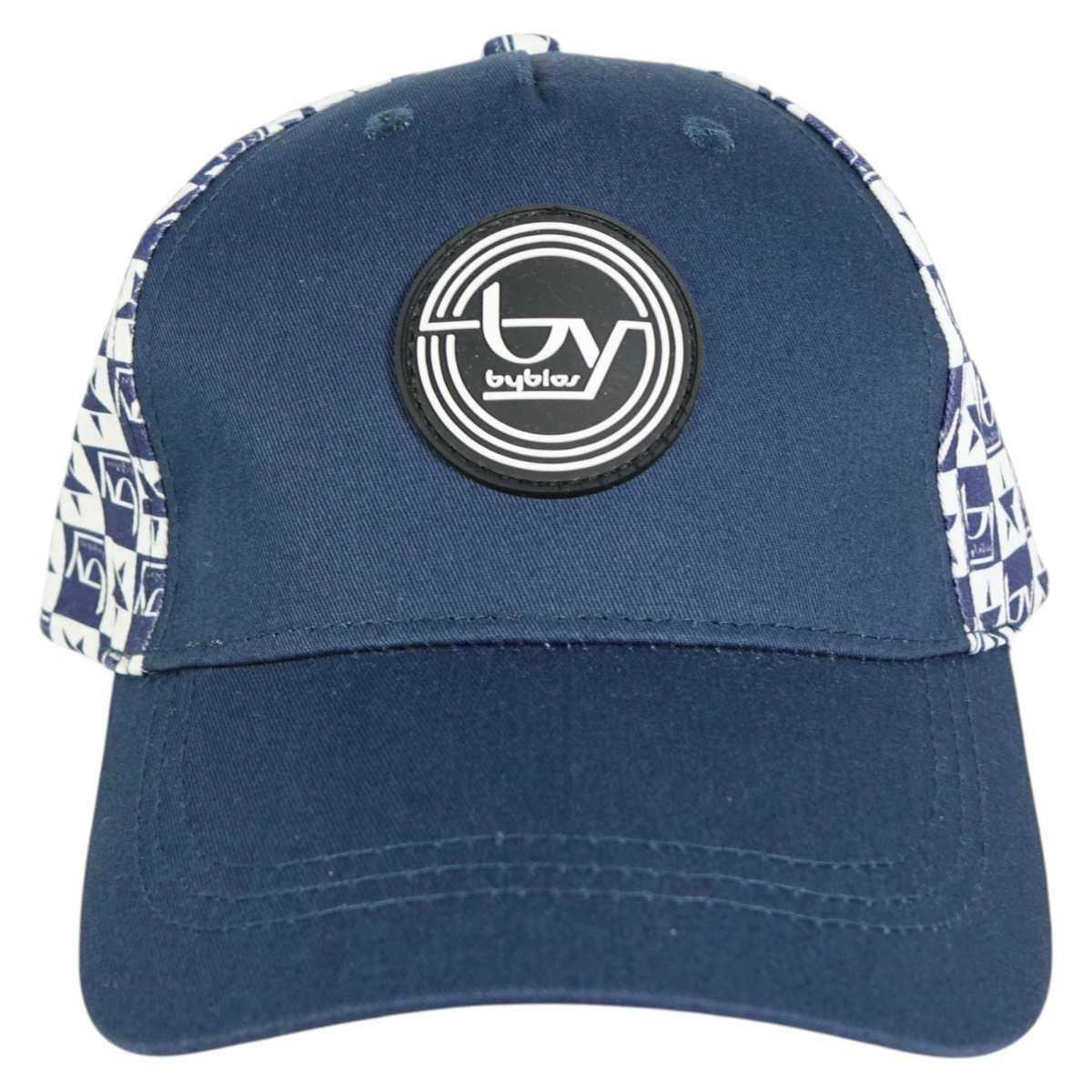 Cappello in tessuto logato con visiera Byblos