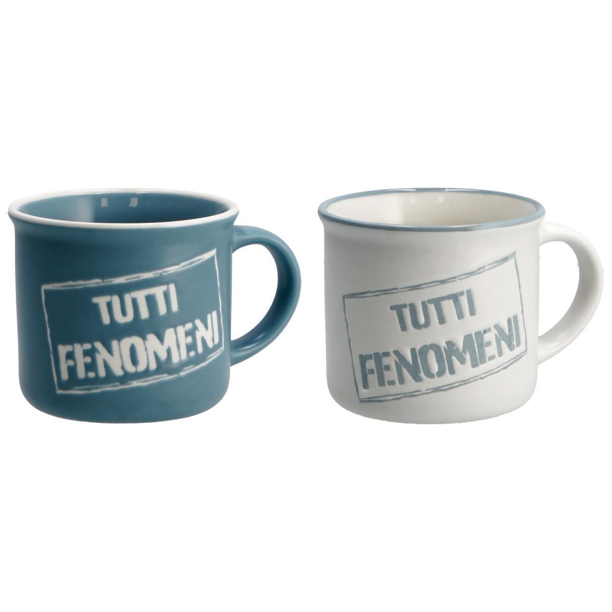 Tazza in porcellana scritte divertenti nbc d7,5xh6,5 cm