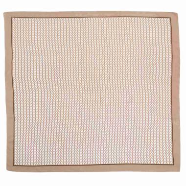 Foulard donna in seta motivo geometrico Capoverde