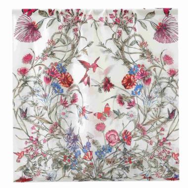Foulard donna in seta stampa floreale Capoverde