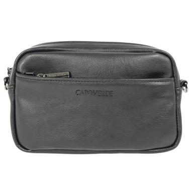 Pochette uomo con tracolla in ecopelle Capoverde Made in Italy