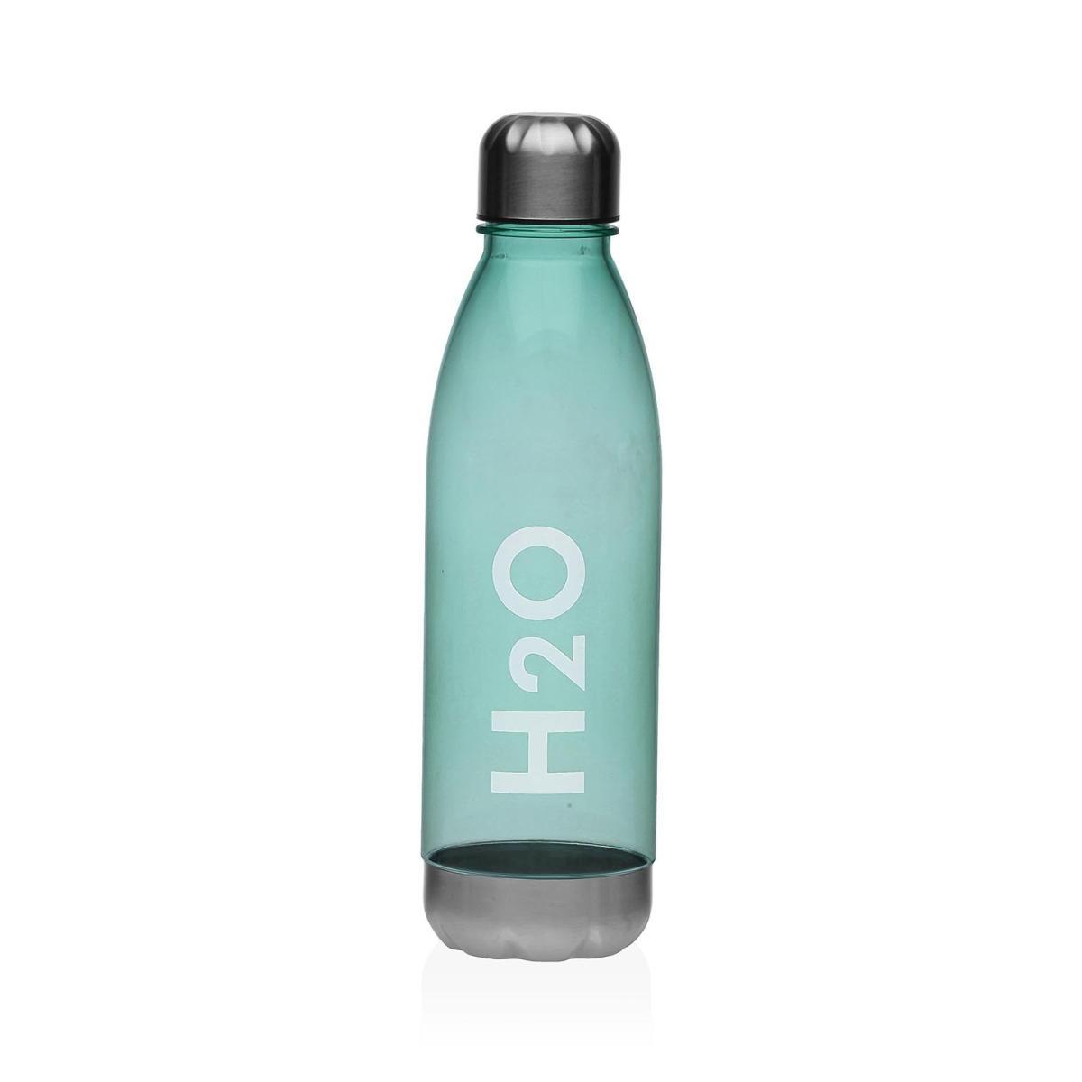 Bottiglia con tappo a vite H2O menta