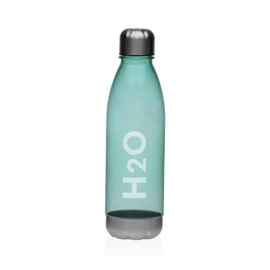 Bottiglia con tappo a vite H2O menta